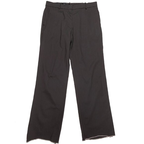 Jil Sander Relaxed Fit Wool Trousers Dark Gray / Brown mens size 32x29 / EU 40 - Picture 1 of 8